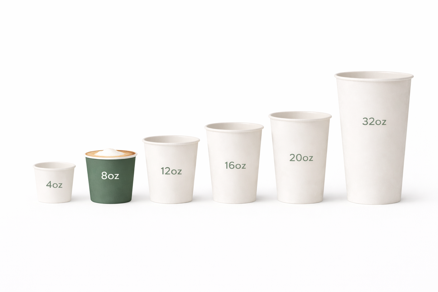 Custom Printed Single-Wall Paper Cups