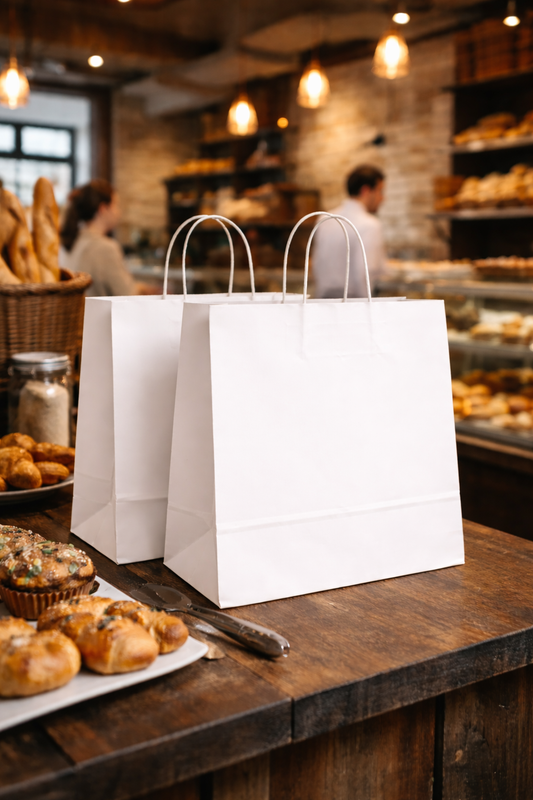 TWISTED HANDLE PAPER BAGS | 2 SIDE CUSTOM PRINT