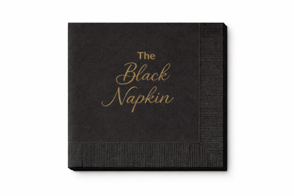 Black Napkins