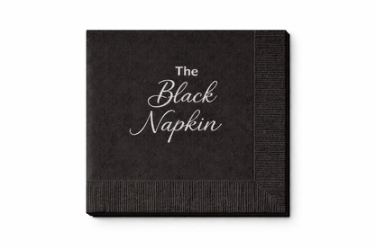 Black Napkins
