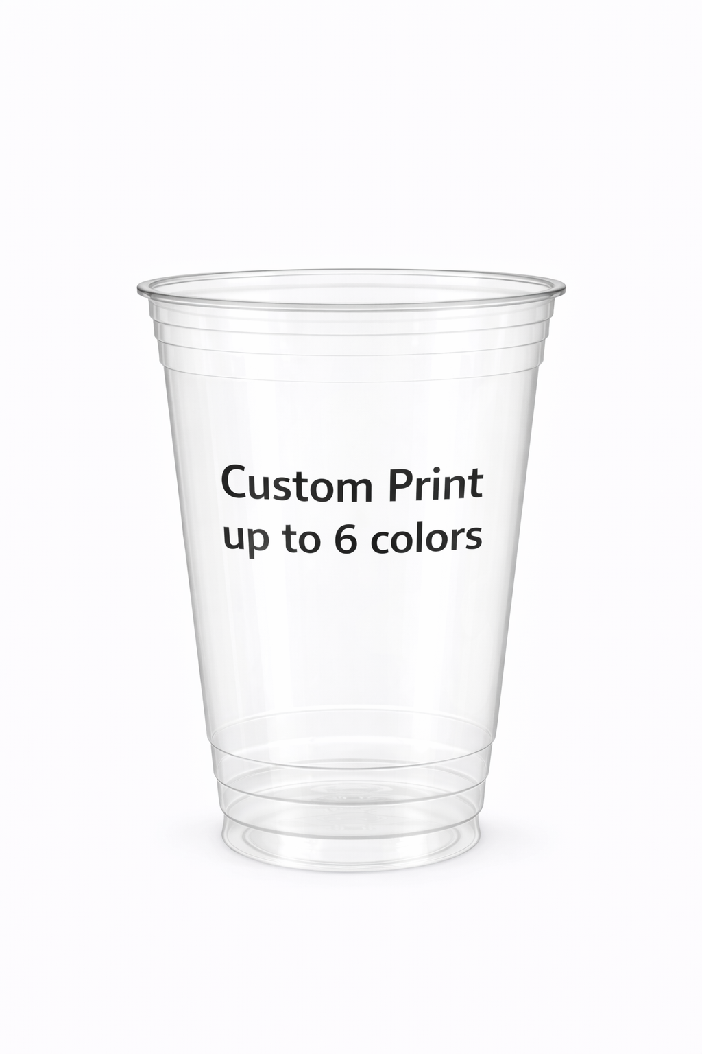 Custom Ultra Clear Plastic Cold Cups