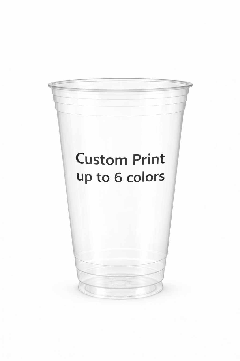 Custom Ultra Clear Plastic Cold Cups