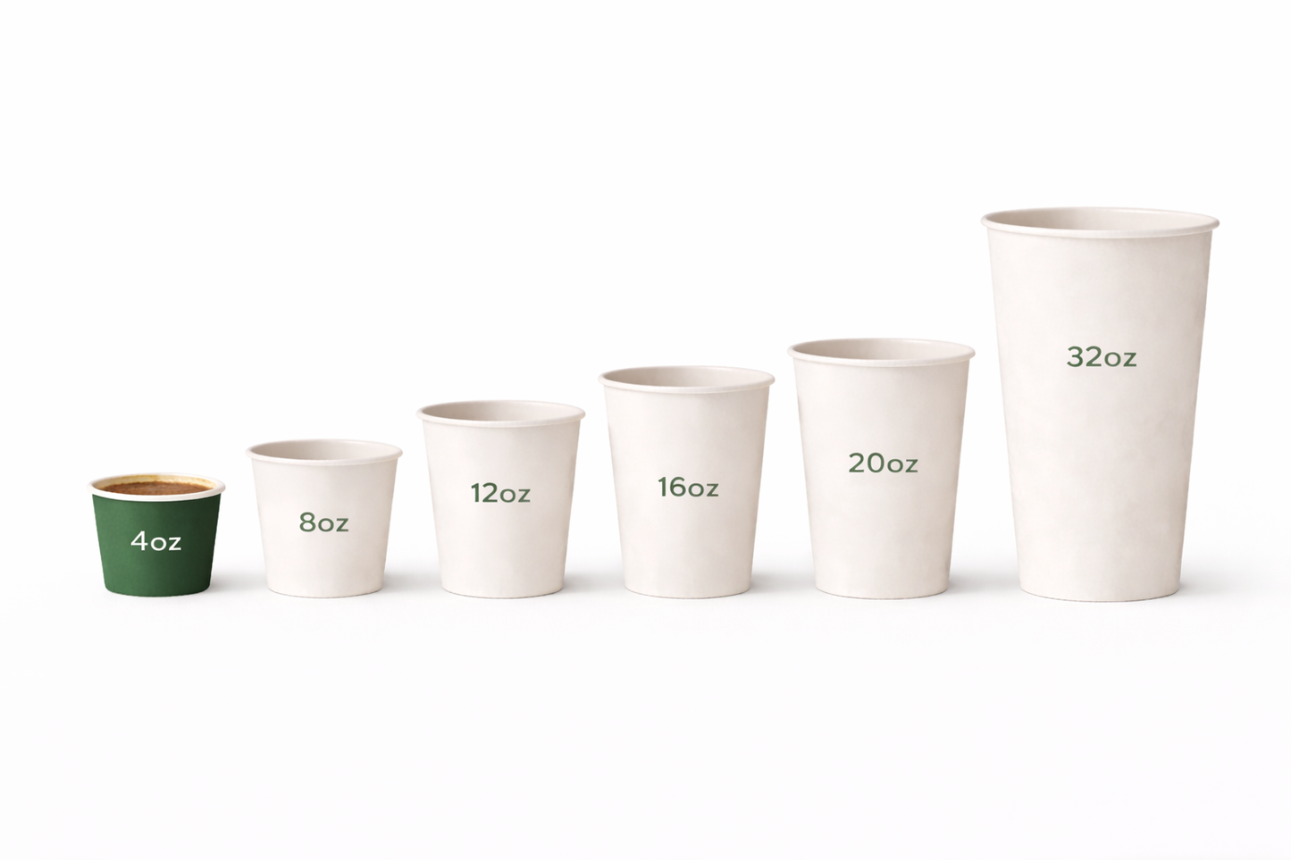 Custom Printed Single-Wall Paper Cups