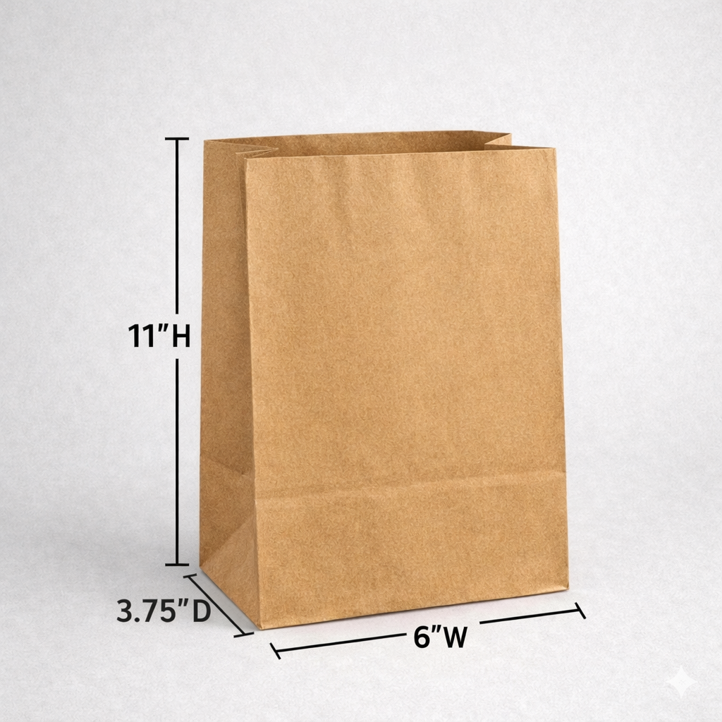 Plain SOS Paper Bags