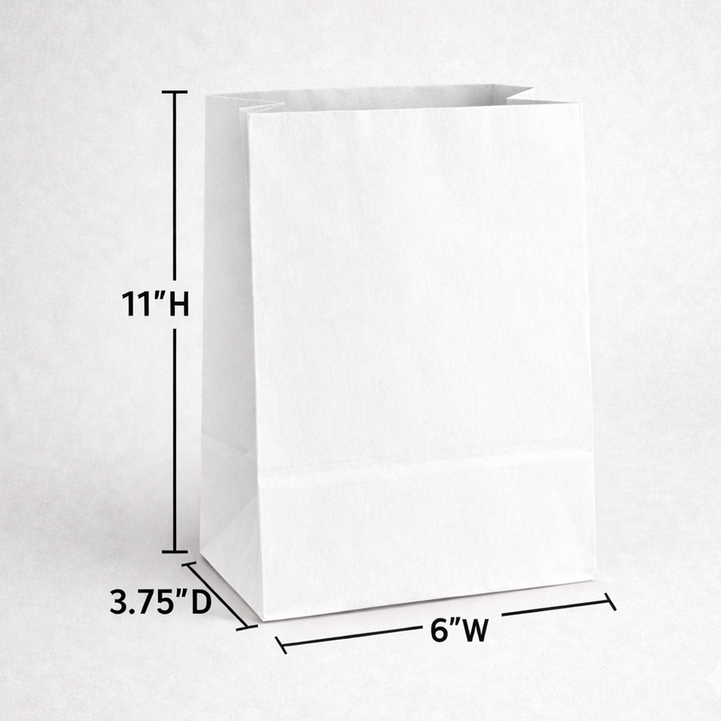 Plain SOS Paper Bags