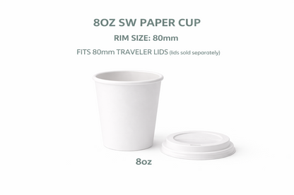 Plain Single-Wall Paper Cups
