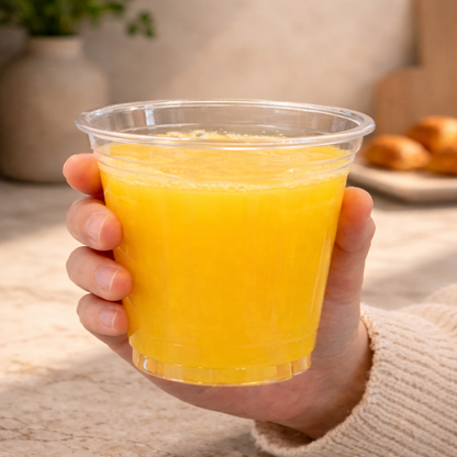 Plain Ultra Clear Plastic Cold Cups
