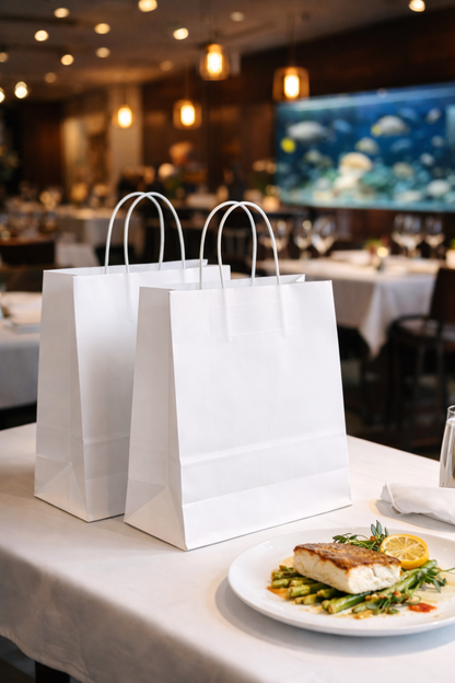 Custom Twisted-handle Paper Bags | 1-Side Print