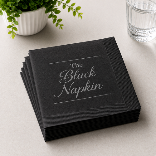 Black Napkins