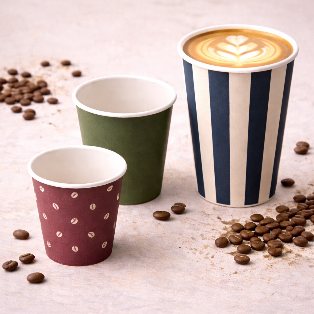 Custom Printed Single-Wall Paper Cups