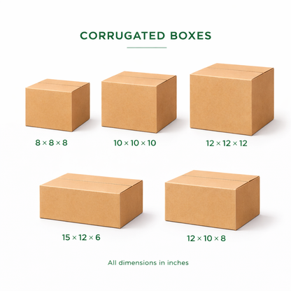 Plain Corrugated Boxes