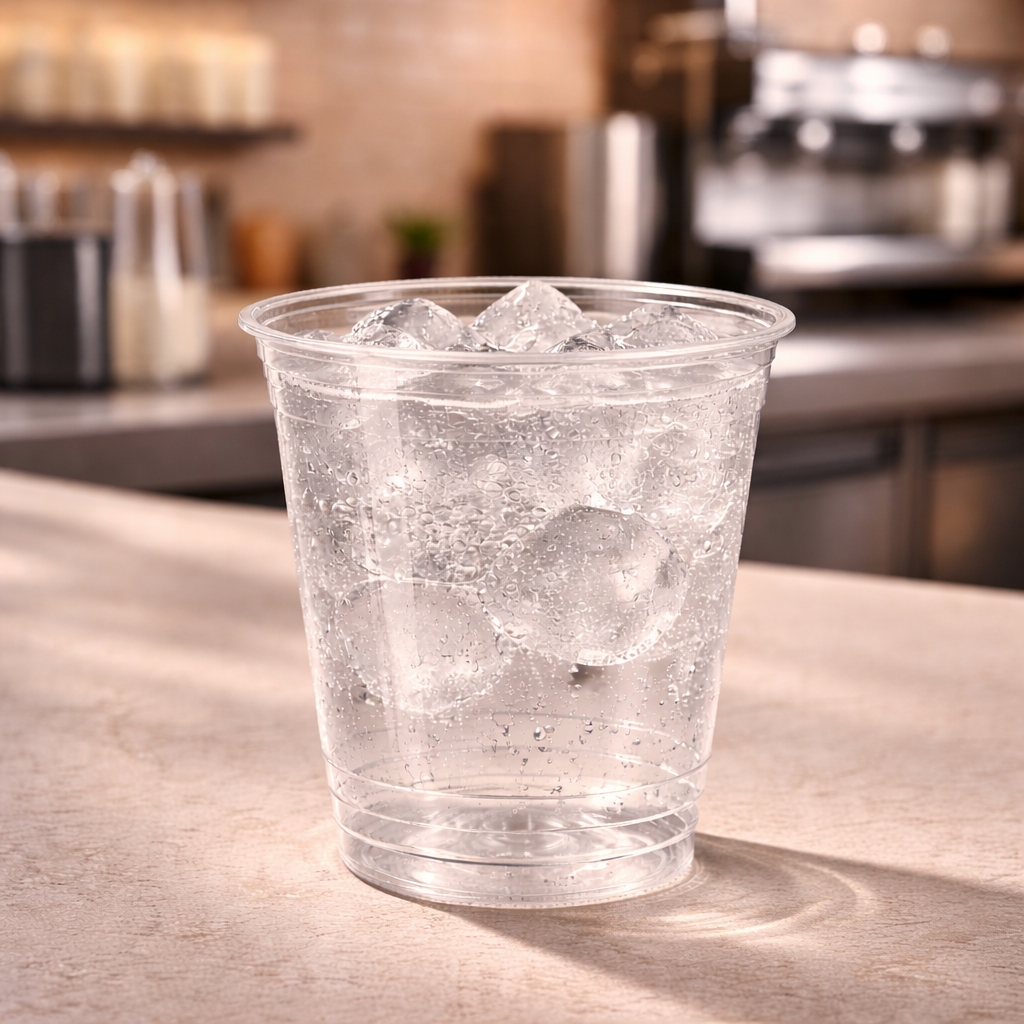 Plain Ultra Clear Plastic Cold Cups