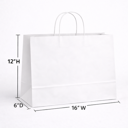 Custom Twisted-handle Paper Bags | 1-Side Print