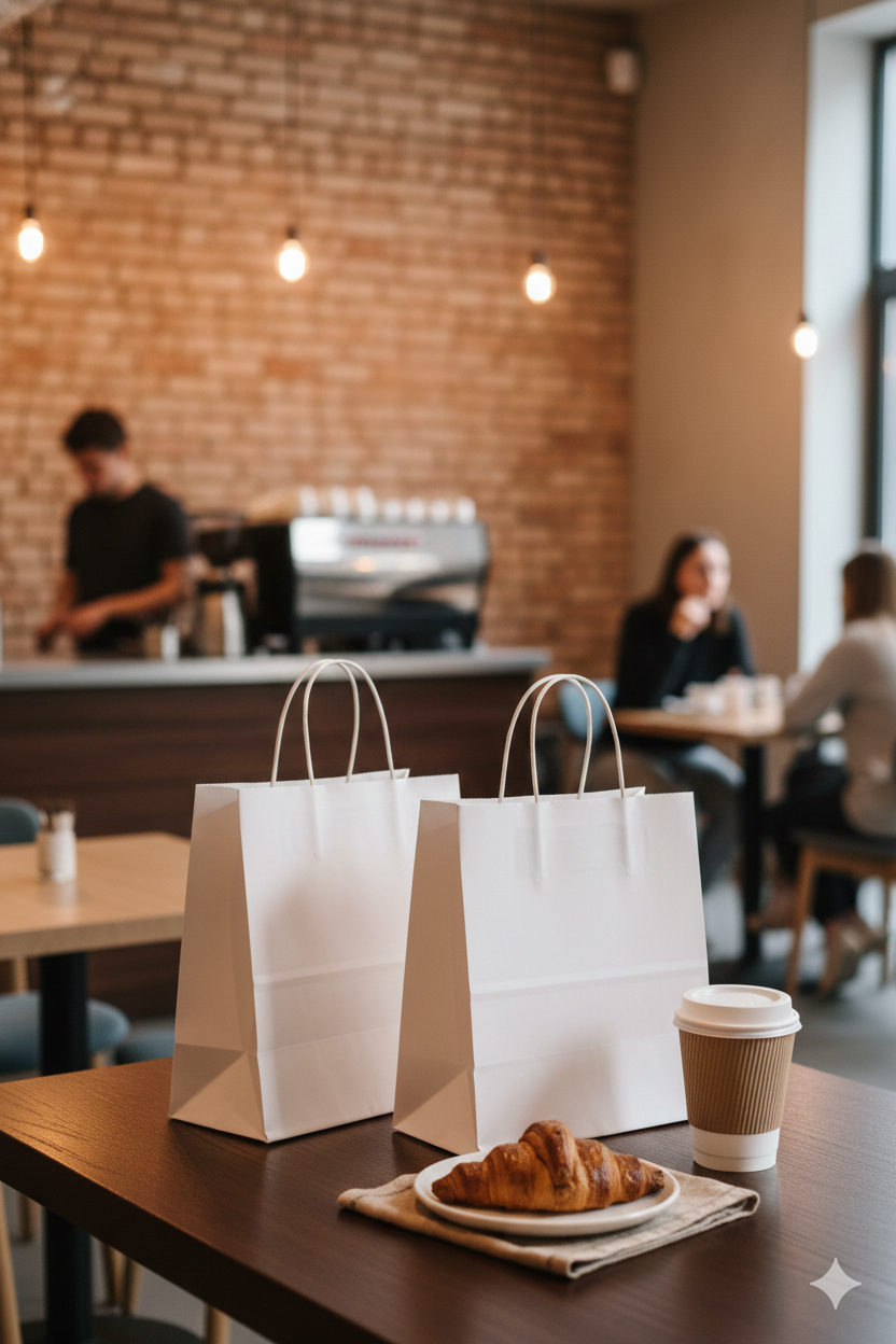 Custom Twisted-handle Paper Bags  | 2-side Print