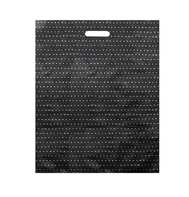 Black & Gold Die-cut Handle Bag