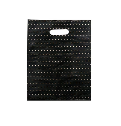 Black & Gold Die-cut Handle Bag